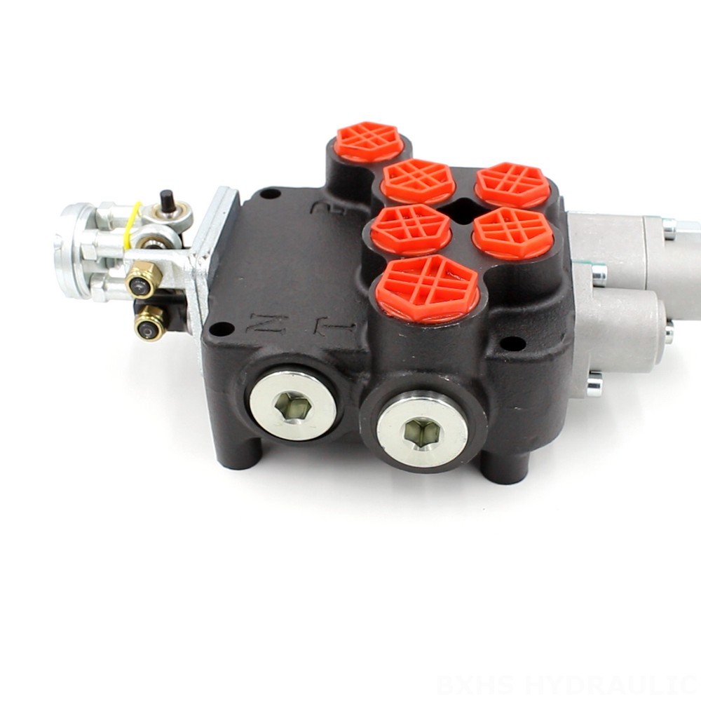 Sd11 Hydraulic Valve P80 Joystick Directional Valve 2 Spool Monoblock Customization and OEM image